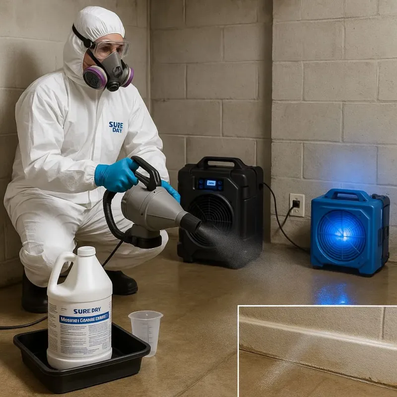 Sanitization and Odor Removal process in Stowell, TX