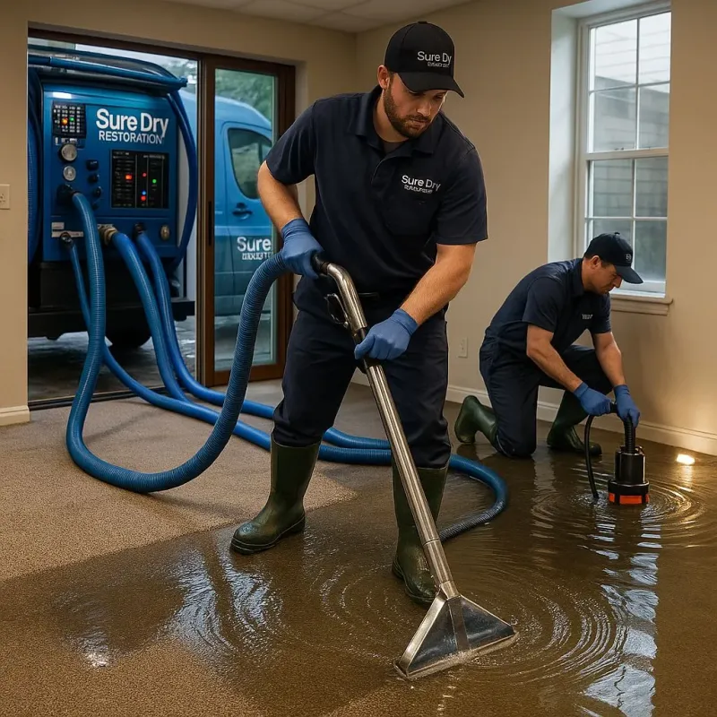 Water Extraction and Removal process in Stowell, TX